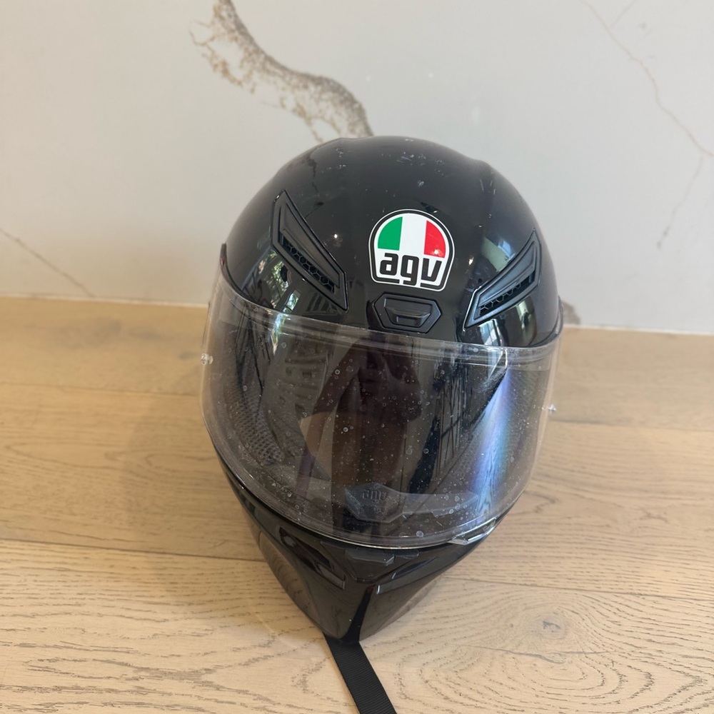 AG Adriano Goldschmied Black Helmet